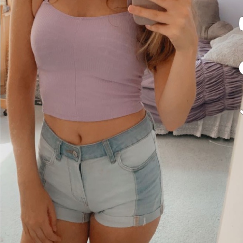 Pacsun Purple Crop Top